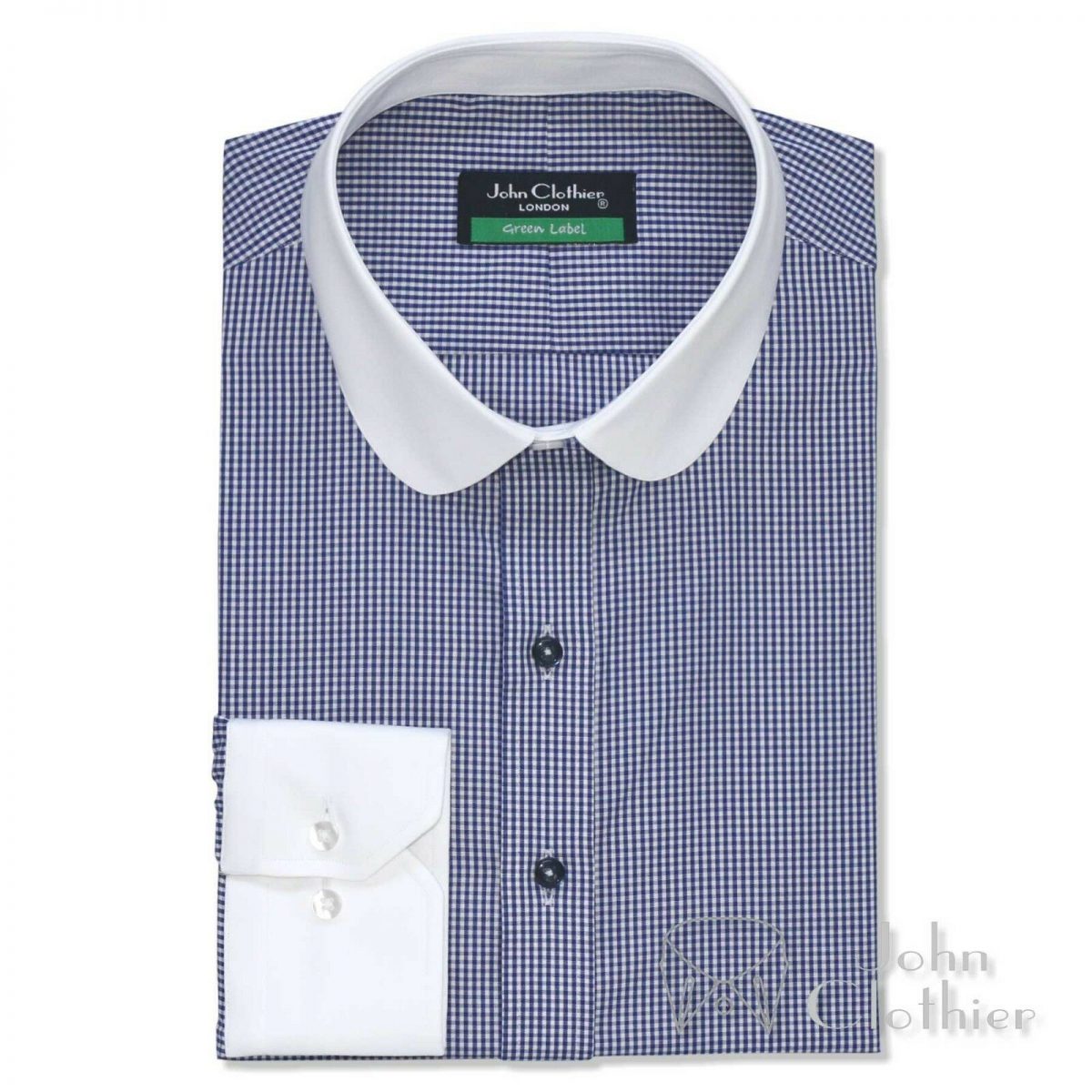 Gingham Checks Clue Penny Collar Shirt