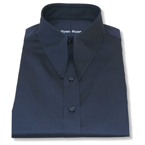 Black Spear Collar Shirt