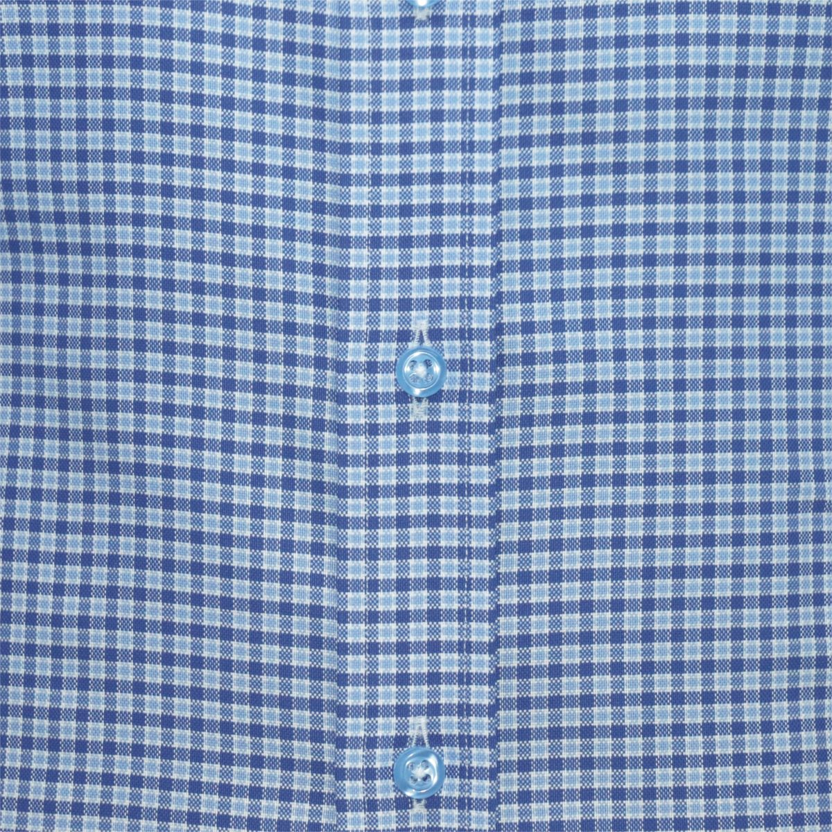 Small-Blue Checks Tab Collar