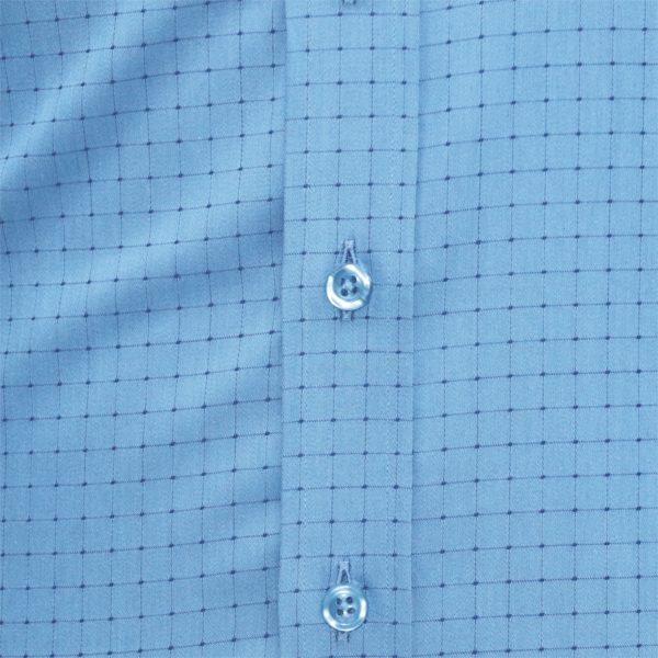 Smart Blue Checks Cotton shirt