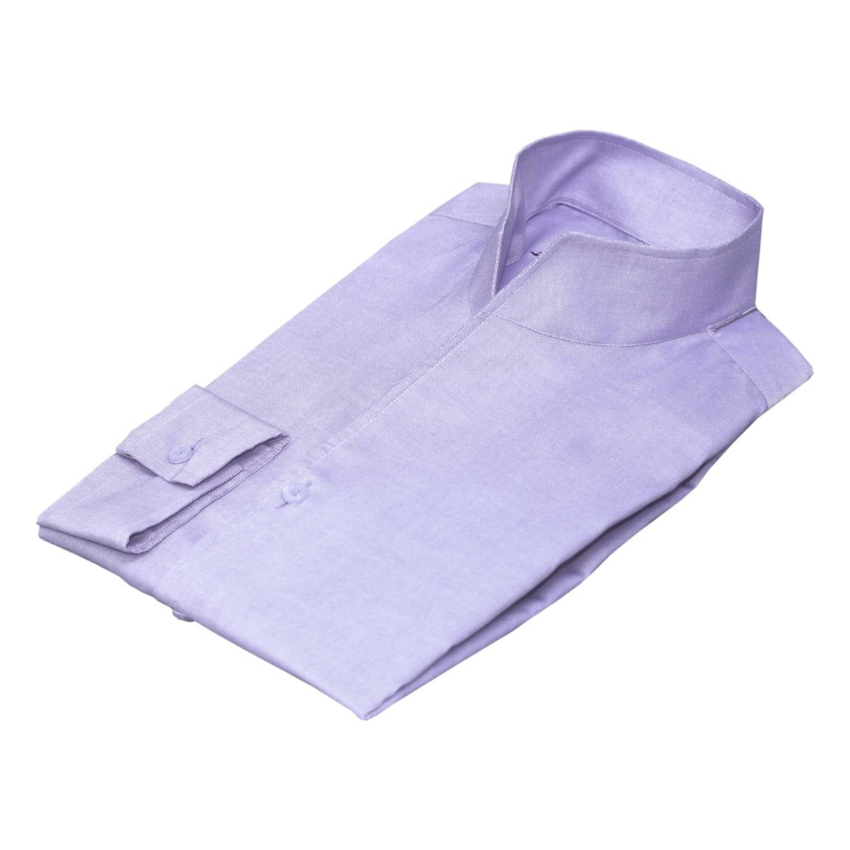 Lilac High-Open Collar Shirt