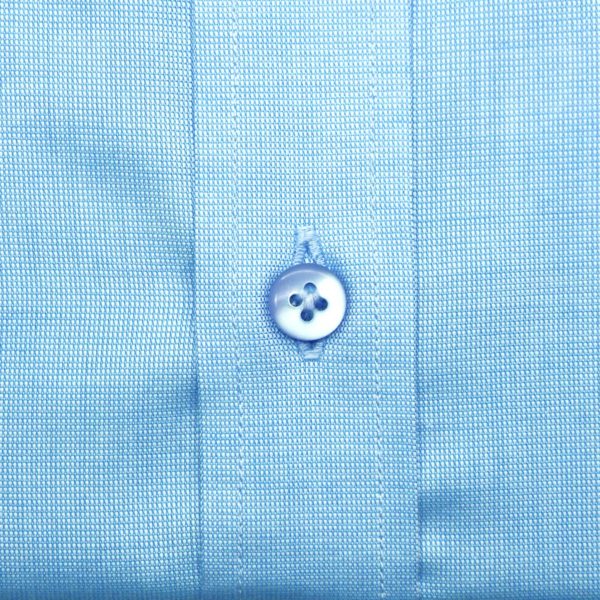 Blue Spear point collar, dagger collar long point collar shirt for men