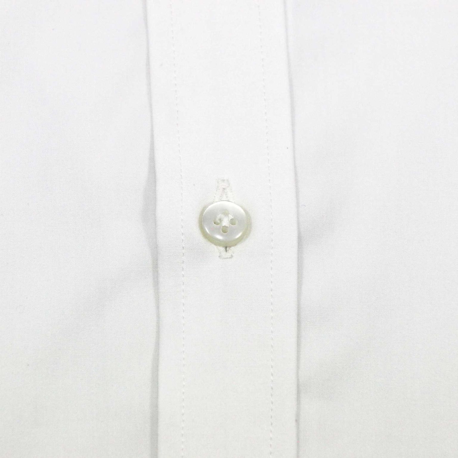 White-Penny High Collar Shirt- John Clothier London