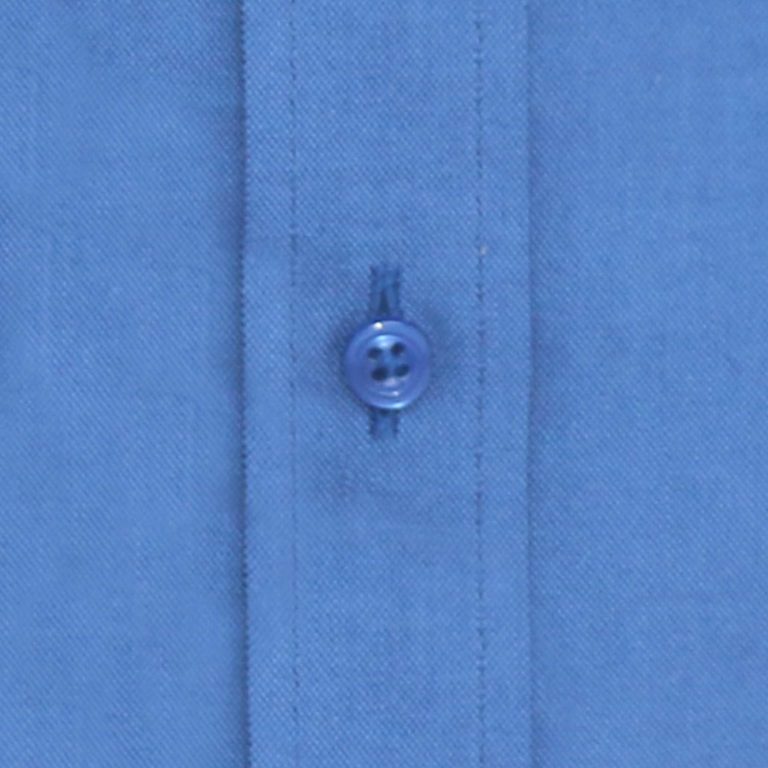 Blue-Plain-High Spearpoint Collar Shirt - John Clothier London Online