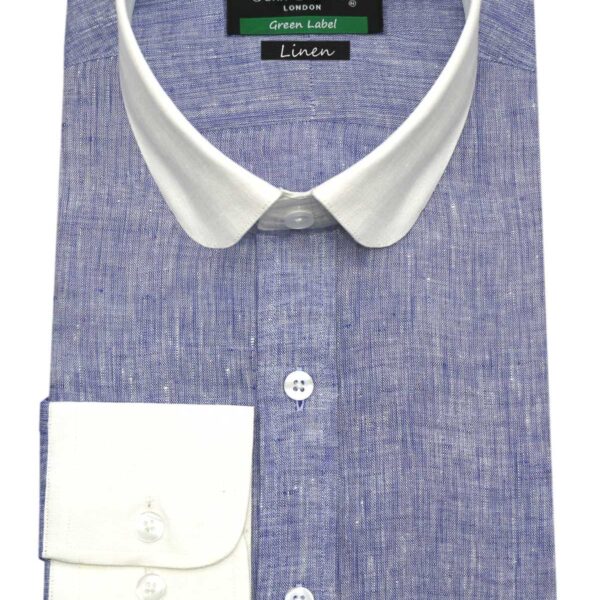 Blue Linen Shirt for men