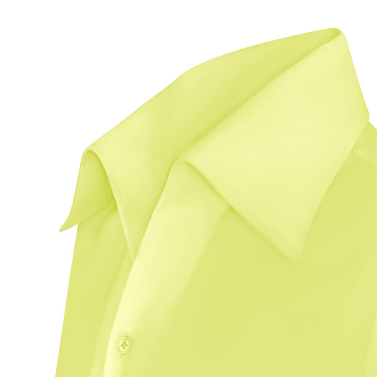 Yellow Bright High Collar Made to measure shirt for men, 100% Cotton, John Clothier London, high Bow Collar Shirts