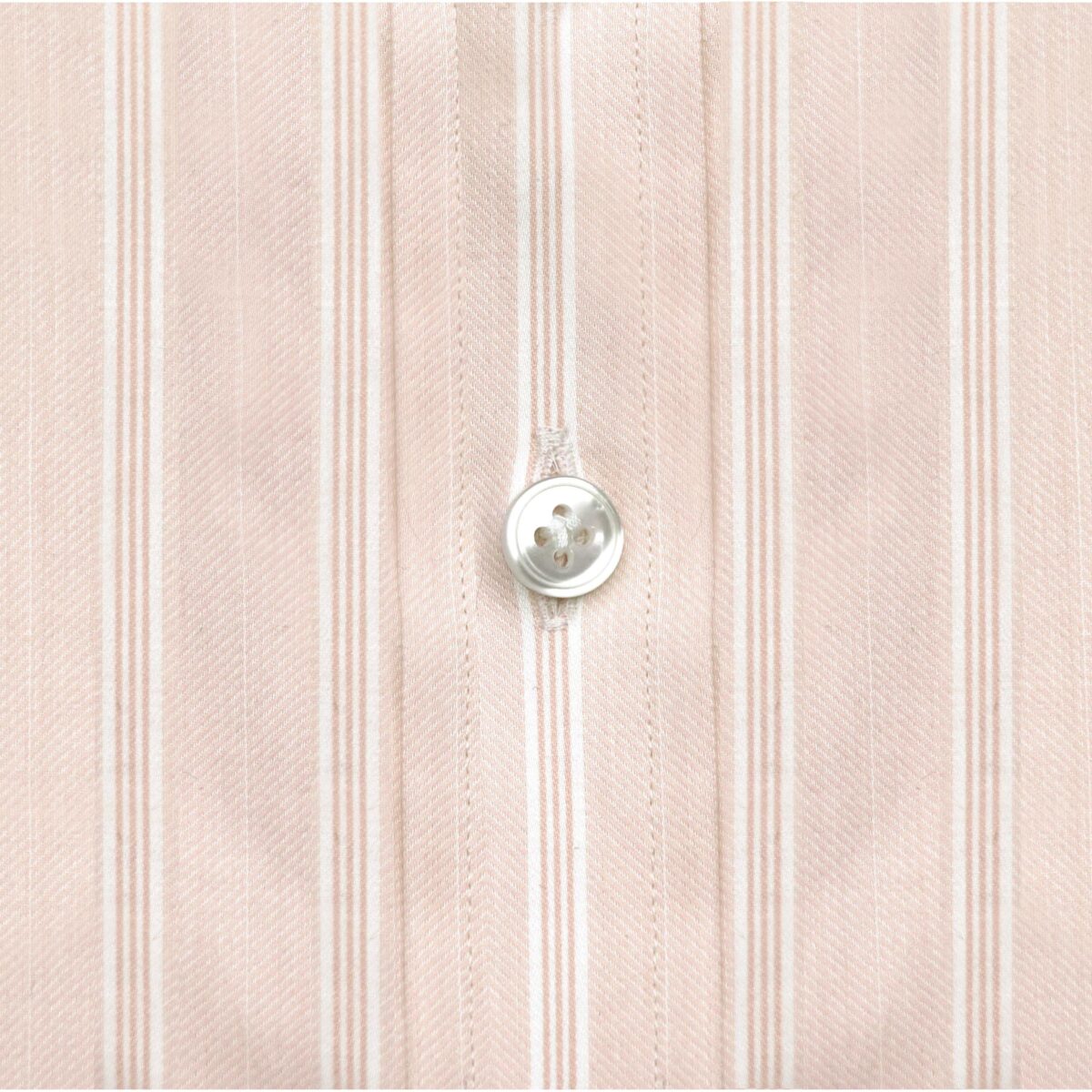 Beige Button down high collar shirt by John Clothier London