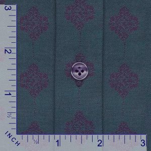 500-51 Dark Green with Purple Floral