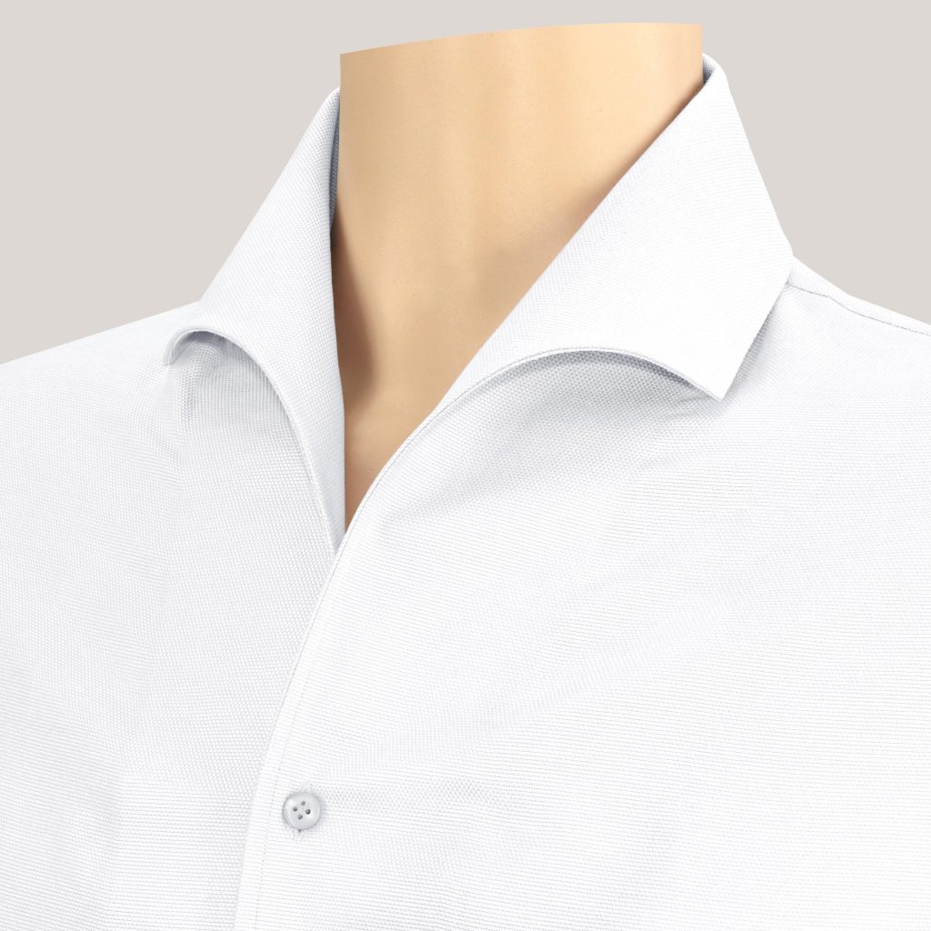 High Open Lapel Collar